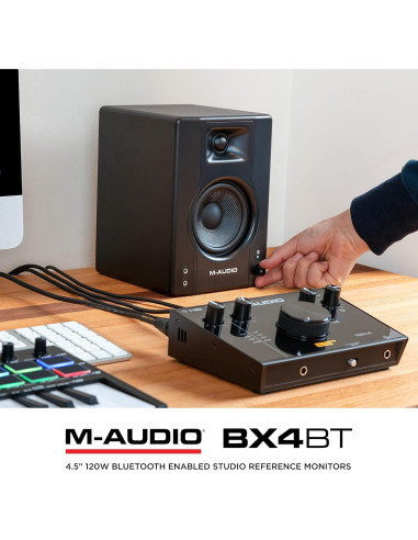 Monitores de Estudio M-Audio BX4BT 120W Bluetooth 4.5"
