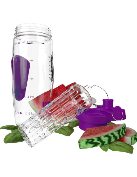 Botella Infusora Bevgo 0.95L con Bola de Hielo y Tapa Abatible