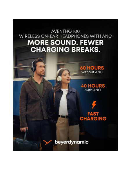 Auriculares Inalámbricos Beyerdynamic Aventho 100 con ANC Negro