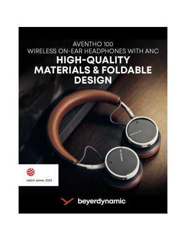 Auriculares Inalámbricos Beyerdynamic Aventho 100 con ANC Negro