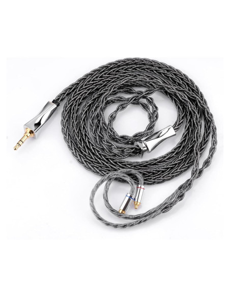 Cable MMCX FAAEAL 1.5m Cobre Cristalino 8N 3.5mm para Auriculares