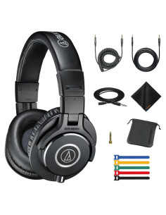 Auriculares Cerrados Audio-Technica ATH-M40x + Accesorios