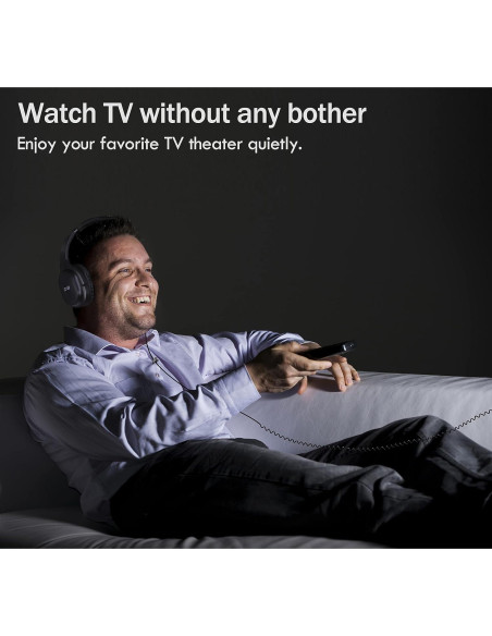 Auriculares de cable ChanGeek CGS-W6 5.5m para TV y PC