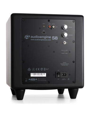 Subwoofer Audioengine S8 250W 8" Con Cable Negro