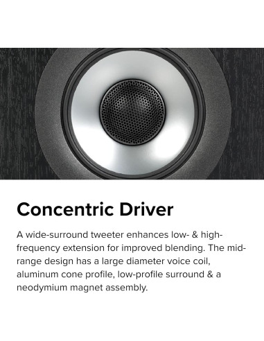 Altavoces de Estantería ELAC Uni-Fi 2.0 UB52, 6 Ohm, Negro