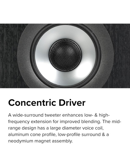 Altavoces de Estantería ELAC Uni-Fi 2.0 UB52, 6 Ohm, Negro