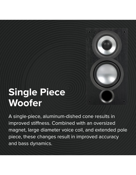 Altavoces de Estantería ELAC Uni-Fi 2.0 UB52, 6 Ohm, Negro