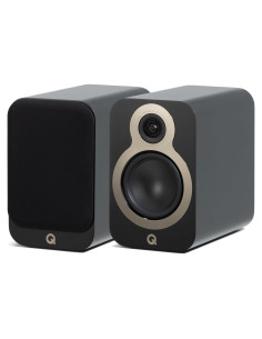 Altavoces Estantería Q Acoustics 3030c 5.5" Graves Negro Satinado