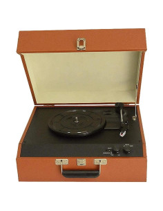 Fonógrafo Retro Bluetooth EHVYBDX de Madera para Discos