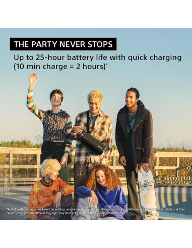 Altavoz portátil Bluetooth Sony ULT FIELD 5 - 25h batería