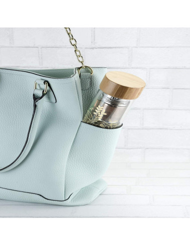 Taza Infusora de Viaje Pinky Up Blair 0.47L Doble Pared Ramo