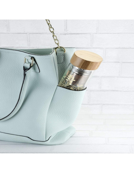 Taza Infusora de Viaje Pinky Up Blair 0.47L Doble Pared Ramo