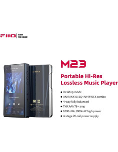 Reproductor de Música FiiO M23 Hi-Res Android 10 0.66 kg 2
