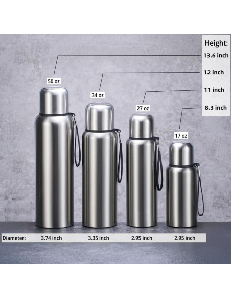 Termo CDJ 27 oz Acero Inoxidable con Infusor de Té