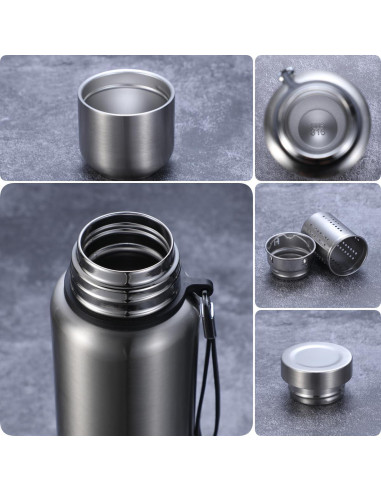 Termo CDJ 27 oz Acero Inoxidable con Infusor de Té