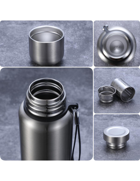 Termo CDJ 27 oz Acero Inoxidable con Infusor de Té