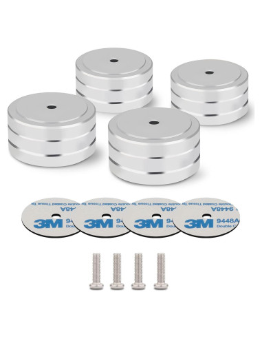 Pies de Aislamiento de Aluminio Monosaudio 40x20mm 4Pcs