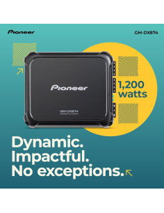 Amplificador Pioneer GM-DX874 1200W 4 Canales Compacto 2