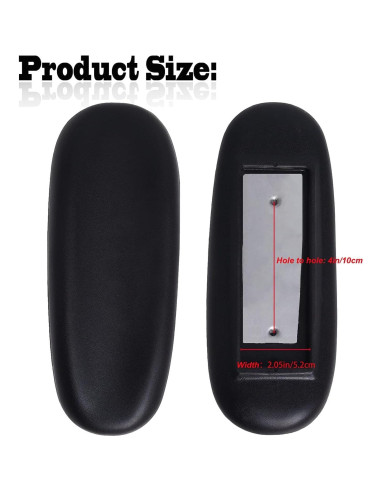 Reposabrazos de Silla de Oficina Ketofa - 2 Piezas 25.4x10.2cm