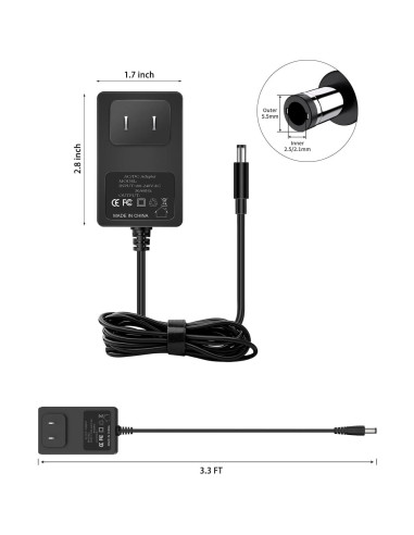 Cargador 5V 2A para Reproductor de Discos Victrola VSC-550BT