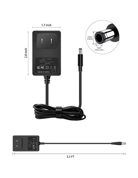 Cargador 5V 2A para Reproductor de Discos Victrola VSC-550BT