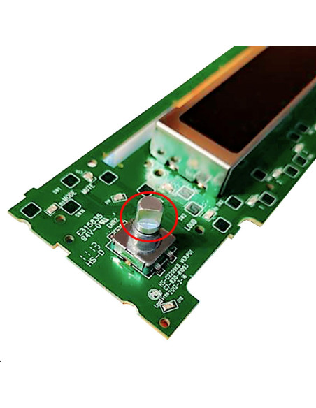 10 Perillas de Control de Potenciómetro D 6mm ZXUEZHENG Negro