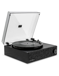 Tocadiscos Victrola Eastwood LP Bluetooth 3 Velocidades Negro
