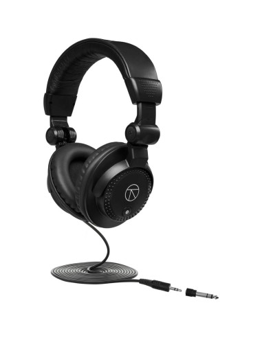 Micrófono Dinámico Audio-Technica AT2040 Hipercardioide con Soporte y Auriculares