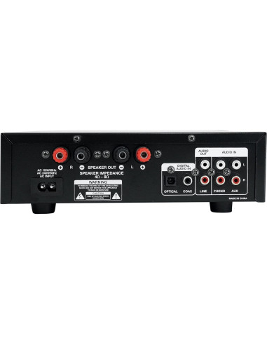 Amplificador Estéreo Bluetooth Rockville BluAmp 150 150W