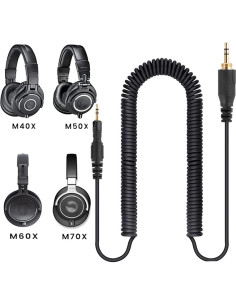 Cable de Reemplazo Audio-Technica ATH-M70X M60X M50X M40X 3m 2