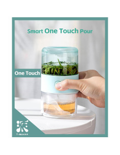 Tetera Infusora ZENS One Touch Verde Menta 0.48 kg 2