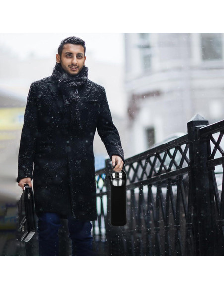 Botella Infusor de Té Almagic 400 ml Doble Pared Aislada