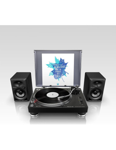 Tornamesa Pioneer PLX-500 Directa USB Negra 13.39kg