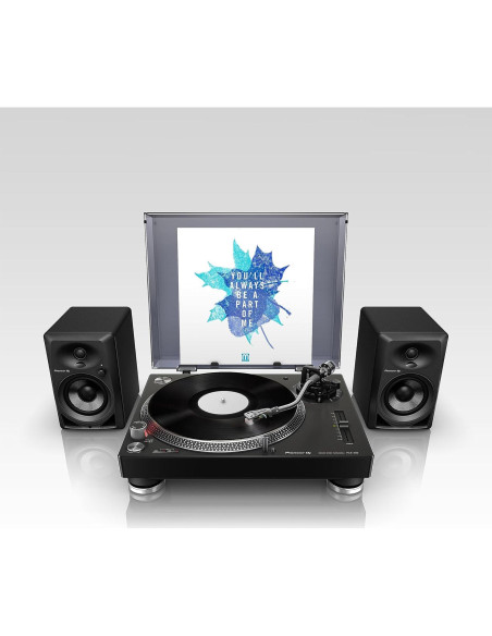 Tornamesa Pioneer PLX-500 Directa USB Negra 13.39kg