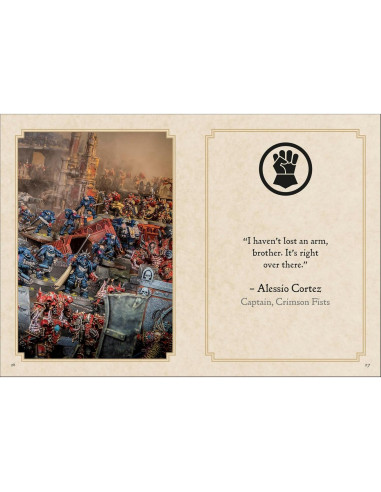 Warhammer 40,000: Words of War: The Miniature Book of Space Marines Quotes