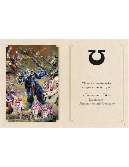 Warhammer 40,000: Words of War: The Miniature Book of Space Marines Quotes