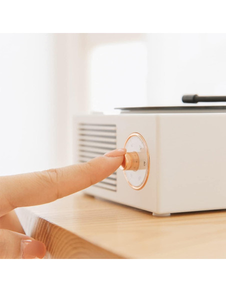 Altavoz Bluetooth Vintage K10 YonTon Azul Portátil 5W