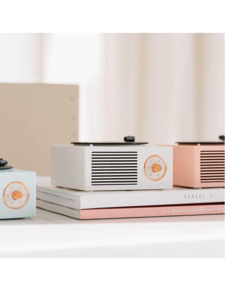 Altavoz Bluetooth Vintage K10 YonTon Azul Portátil 5W