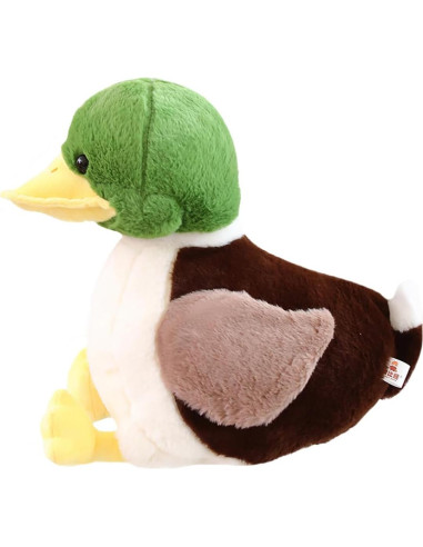 Almohada de Pato Malardo de Peluche ELAINREN 31.75 cm Verde