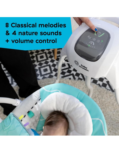 Columpio Compacto Baby Einstein Ocean Explorers Gris 6 Velocidades