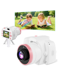 Cámara para Niños Thybro K100 con Proyector 1080p - Blanca
