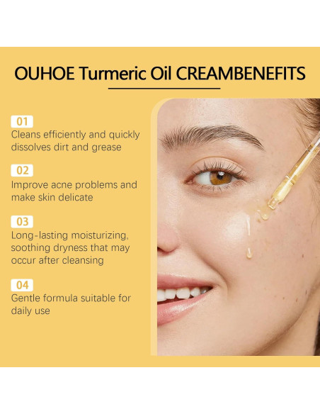 Aceite Facial de Cúrcuma Shantou 30ml - Piel Grasa y Acné