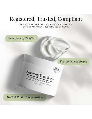 Manteca Corporal Hidratante G-Fusion 380g - Aloe y Pétidos de Seda