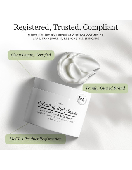 Manteca Corporal Hidratante G-Fusion 380g - Aloe y Pétidos de Seda