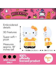 Almohada de Abrazo Franco Hello Kitty Maíz Dulce 45.7x34.3cm 2