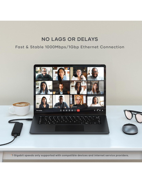 Hub Multiport USB-C Satechi 7 en 1 con HDMI 4K, Ethernet