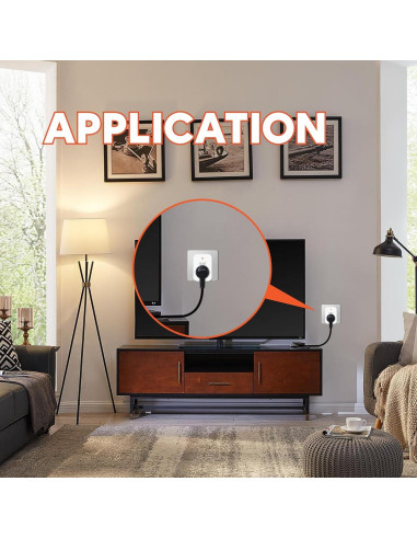 Protector de Sobretensión BXST 1800W 540 Julios Compacto