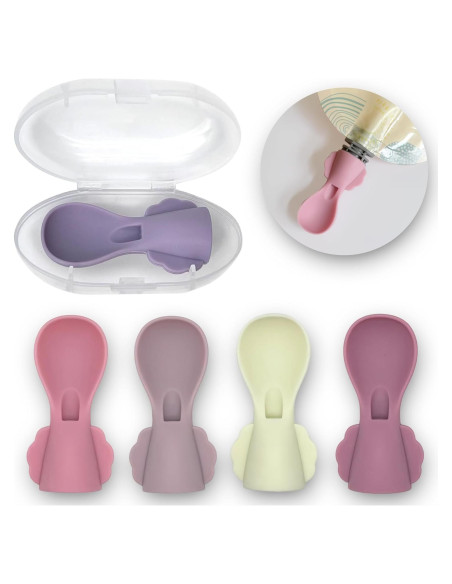 Cucharas para pouch de comida Little Whispers - 5 piezas - Floración