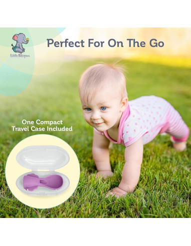 Cucharas para pouch de comida Little Whispers - 5 piezas - Floración