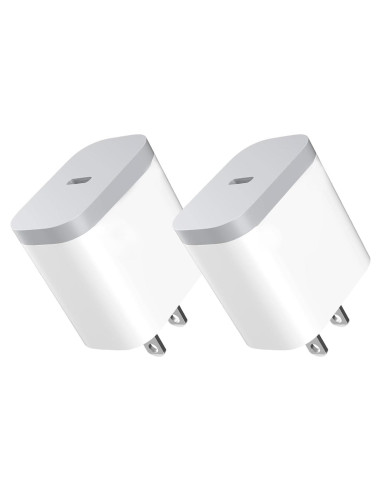 Paquete de 2 Cargadores USB C Rápidos 20W SHENZHEN OFSPOWER